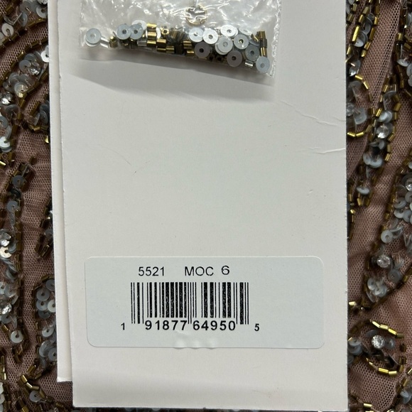 Mac Duggal 5521 NWT Embellished Illusion Sheath Dress - Picture 8 of 8